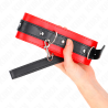 Kink - Collier Avec Ceinture 65 Cm Avec Sangle Rouge 54 X 4,5 Cm